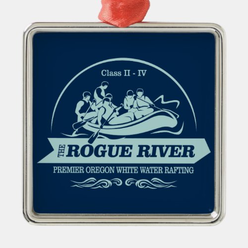 Rogue River rafting2 Metal Ornament