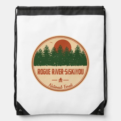 Rogue RiverSiskiyou National Forest Drawstring Bag