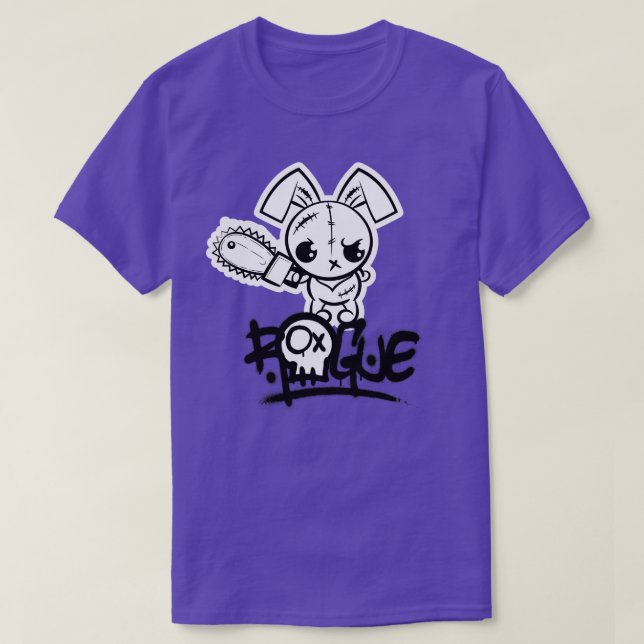 Rogue  Voo Bunny Cute Monster T-Shirt (Design Front)