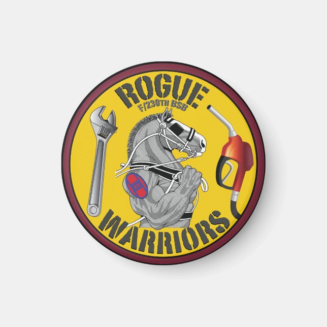 Rogue Warrior Color Magnet (Front)