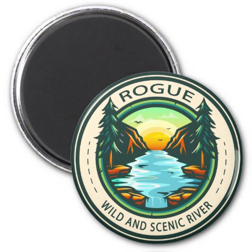Rogue Wild and Scenic River Badge Magnet