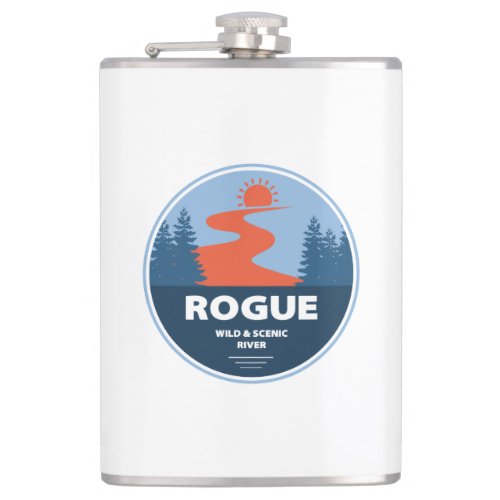 Rogue Wild And Scenic River Flask