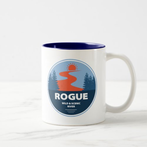 Rogue Wild And Scenic River Two_Tone Coffee Mug