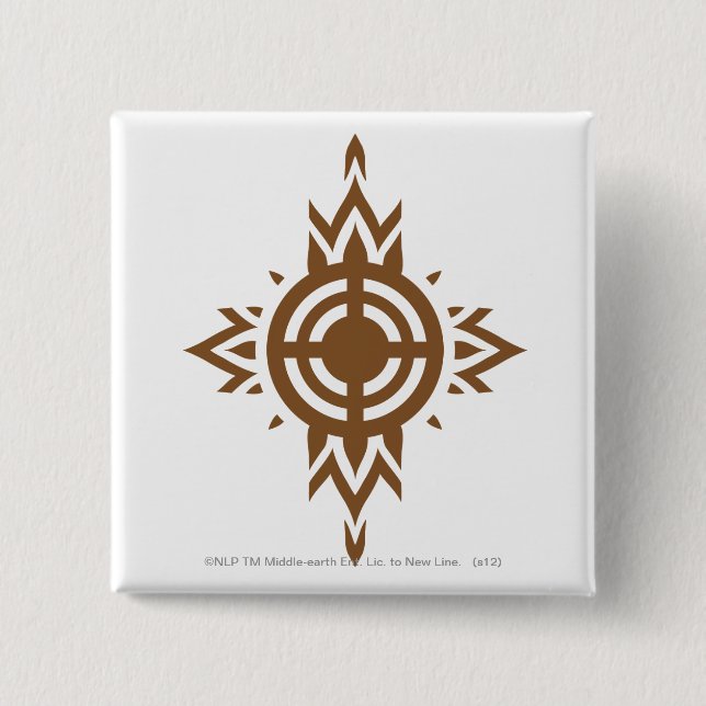 Rohan Crest Pinback Button (Front)