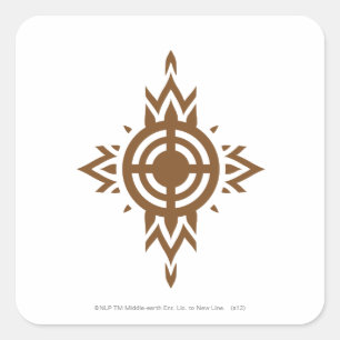 Rohan Crest Square Sticker