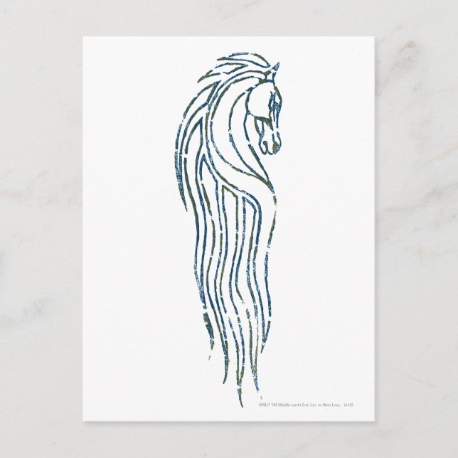 Rohan Kings Hall Banner Postcard (Front)