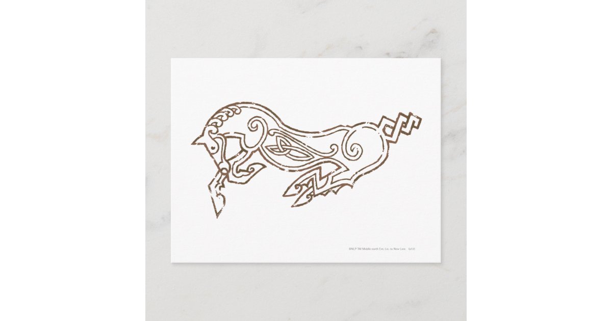 By Rohan Sign Rohan Symbol Postcard | Zazzle