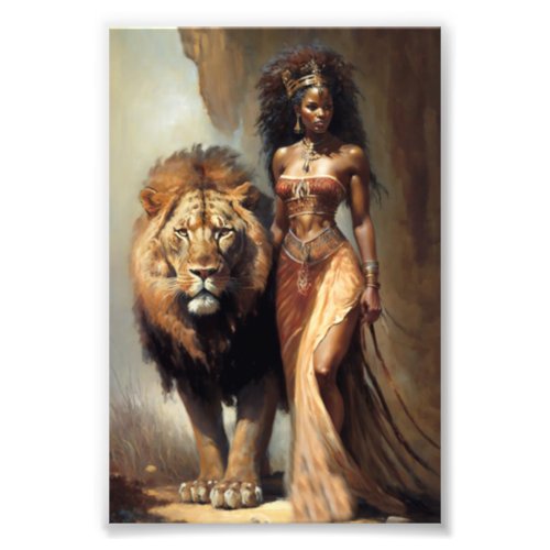 Roho ya Mnyama African Goddess of Animals Africa Photo Print