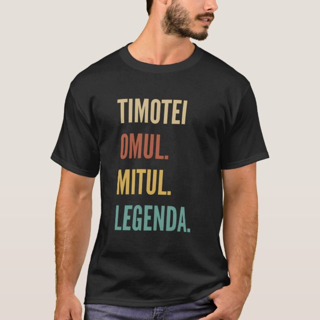 Roian First Name Timotei T-Shirt (Front)