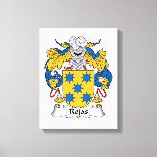 Rojas Family Crest Canvas Print