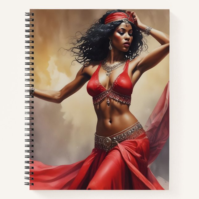 Rojo Ardiente Notebook (Front)