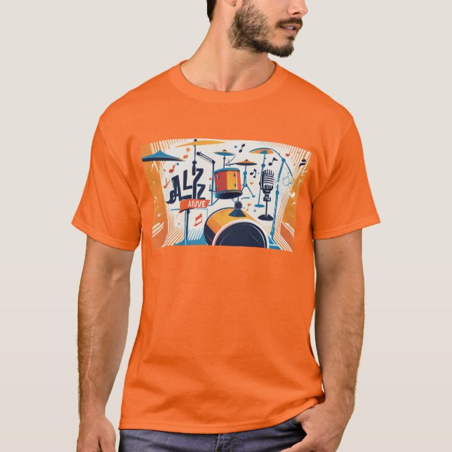 RokcloneDesigns 2024 Art Intelligence Jazz Series T-Shirt (Front)