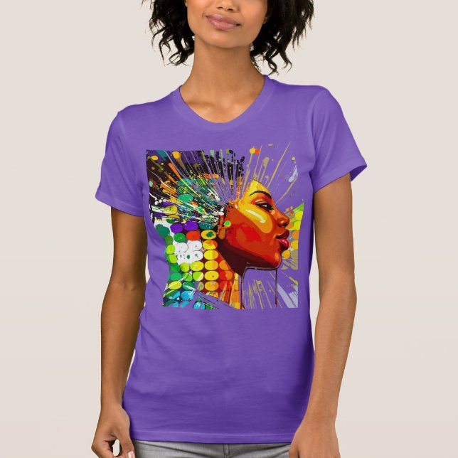 Rokclonedesigns T-Shirt _2025 Art Intelligence Tri (Front)