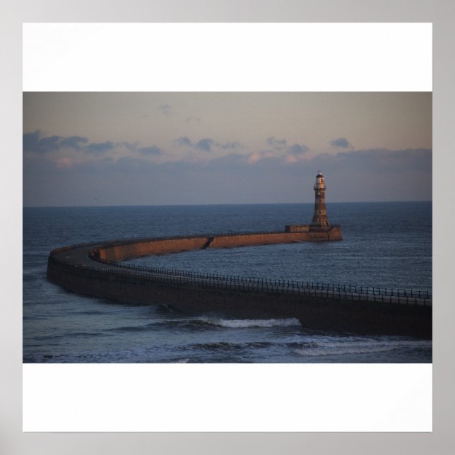 Roker Pier Sunderland Print (Front)