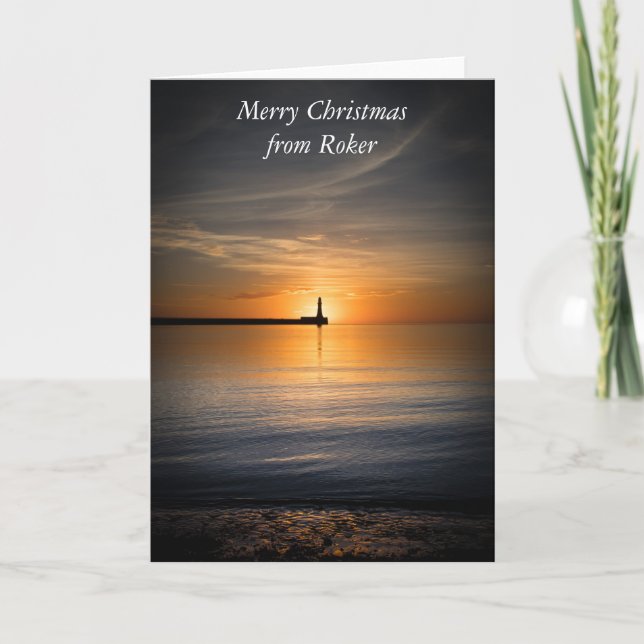 Roker Sunrise Greeting Card (Front)