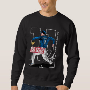 Roki Sasaki Los Angeles D MLB Baseball Players ML Sweatshirt