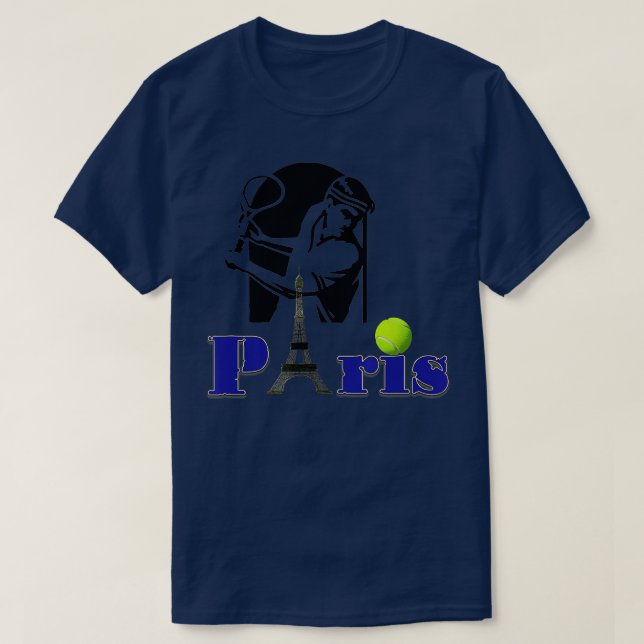 Roland Garros Paris ennis  T-Shirt (Design Front)