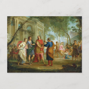 Roland Learns of the Love of Angelica and Medoro Postcard