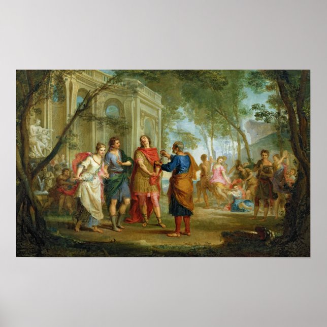 Roland Learns of the Love of Angelica and Medoro Poster (Front)