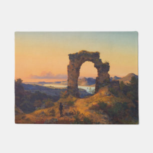 Roland's Arch (by Andreas Achenbach) Doormat