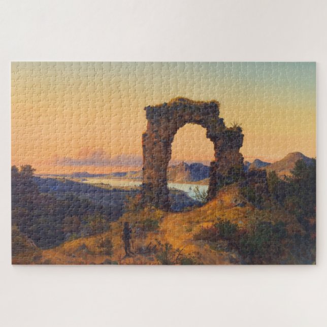 Roland's Arch (by Andreas Achenbach) Jigsaw Puzzle (Horizontal)