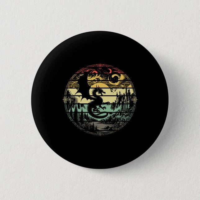 Role Playing Game Rpg Master D20 Tabletop Funny Rp Button (Front)