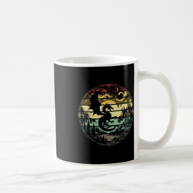 Role Playing Game Rpg Master D20 Tabletop Funny Rp Coffee Mug (Right)