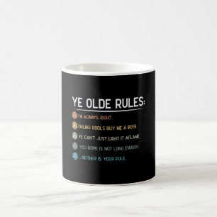 Role Playing Game Rules Coffee Mug