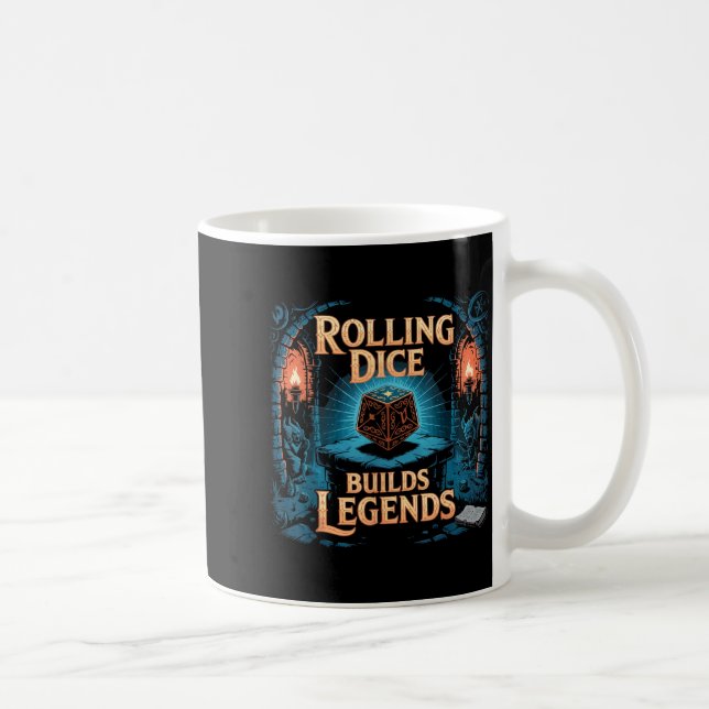 Role Playing Gamer Rpg Master D20 Tabletop Funny R Coffee Mug (Right)