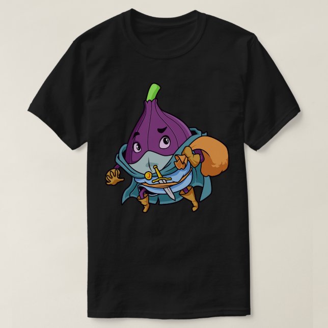 Roleplay Character Thief Rogue Fig T-Shirt (Design Front)