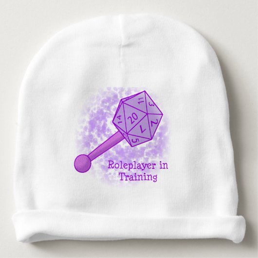 Roleplayer in Training Purple Beanie (Front)