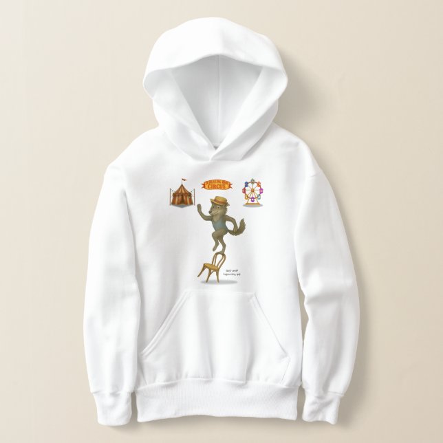 Rolf wolf balancing act hoodie (Laydown)