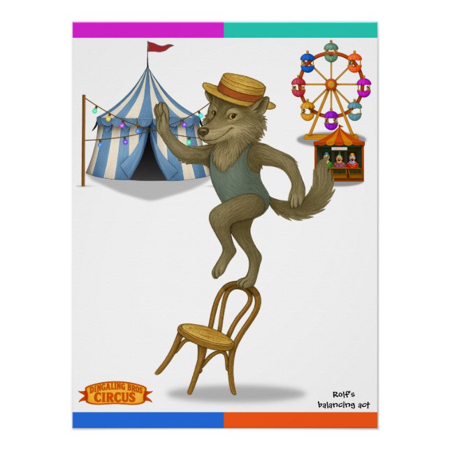 Rolf's balancing act poster (Front)