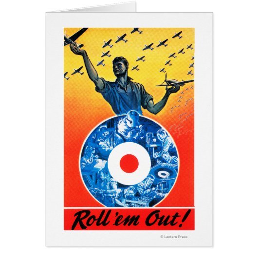 Roll 'em Out Royal Canadian Air Force Cards (Front)