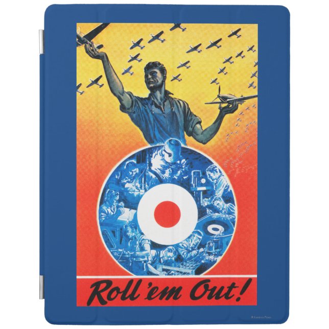 Roll 'em Out Royal Canadian Air Force iPad Smart Cover (Front)