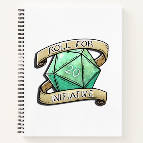 Roll for Initiative Notebook