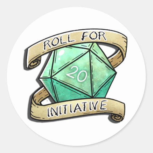 Roll for Initiative sticker