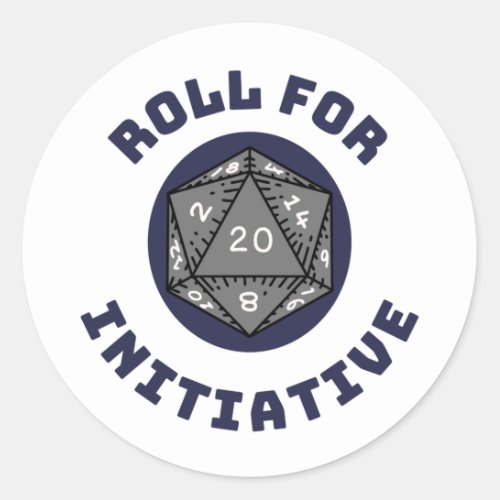 Roll For Initiative Sticker Sheets