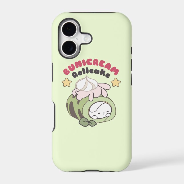 Roll Into Sweetness Bunicream Rollcake Delight Iphone Case (Back)