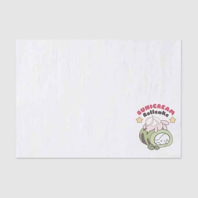 Roll Into Sweetness Bunicream Rollcake Delight Tissue Paper (Front)