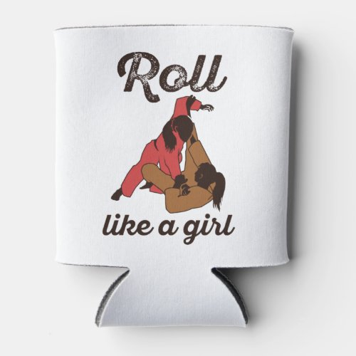 Roll Like a Girl Jiu Jitsu Can Cooler