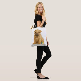 Roll Model – Shar Pei Puppy Tote Bag