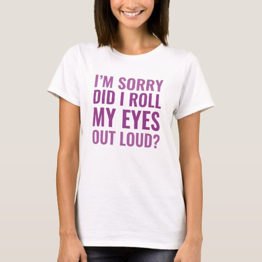 eye roll t shirt