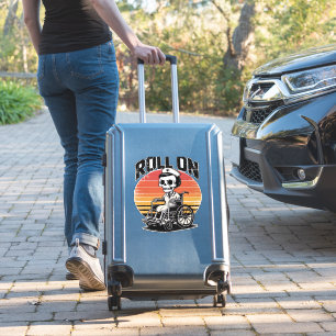 Roll On Skeleton Nurse – Dark Humor Healthcare Vib Sticker