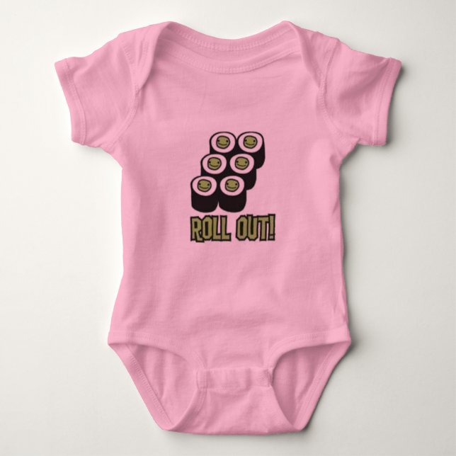 ROLL OUT!  Baby Sushi Tee (Front)