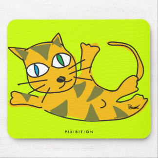 Roll Over Cat Mousepad