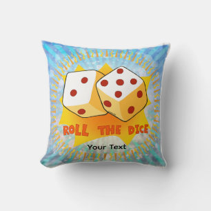 Roll The Dice Throw Pillow