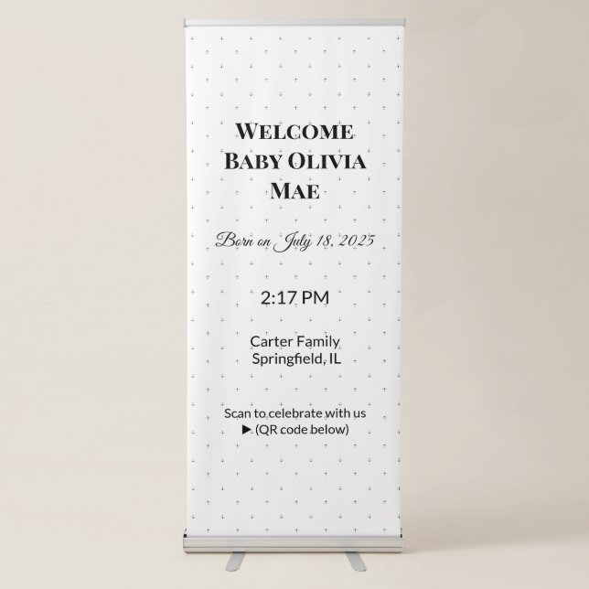 Roll Up Banner Stand | Retractable Pull Up Display (Front)