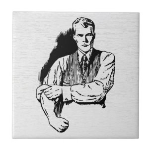 Roll Up Your Sleeves - Retro Ceramic Tile