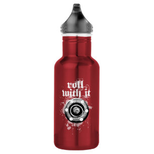 Roll With It (Roller Hockey) Water Bottle
